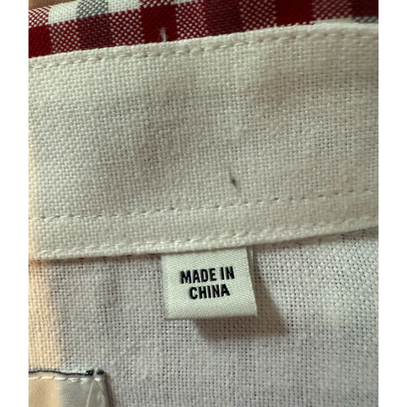 BEN SHERMAN Mens Long Sleeve Shirt Size XL Red Plaid Button Up Front Collar NWT - Picture 7 of 12